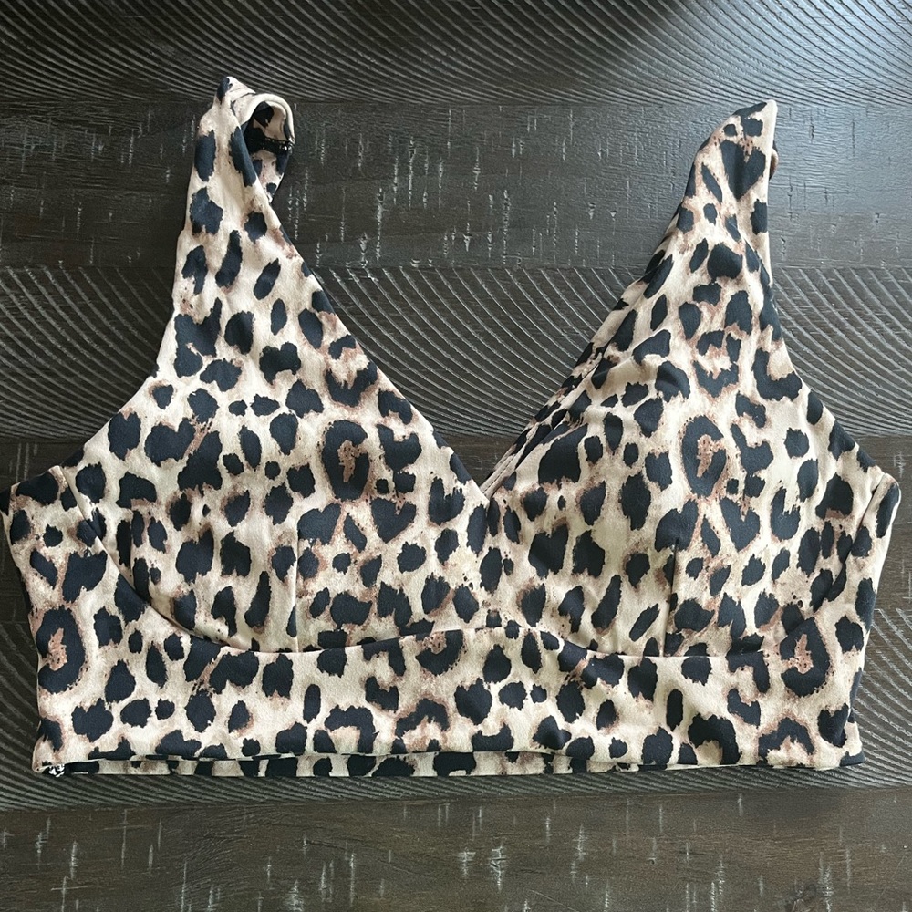 Cheetah Victoria’s Secret sports bra